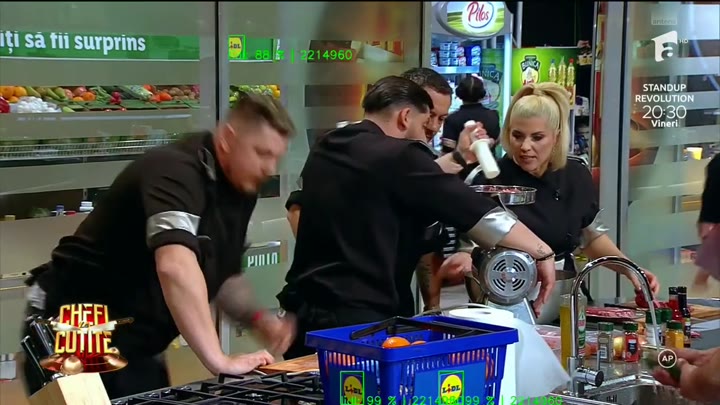Brand in a cooking show